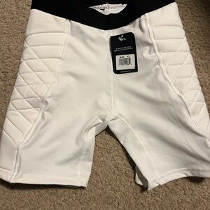 NWT Boombah White Slidding Shorts